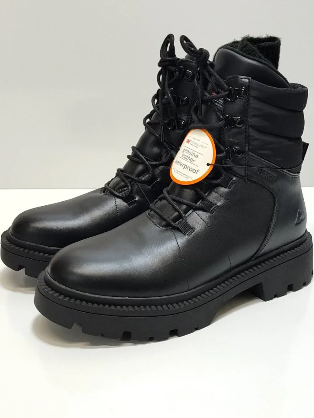 Ozark Trail Waterproof Snow Combat Boots 400g Thinsulate HydroGuard WMNS 9 NWT